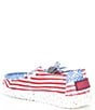 Color:Red/White/Blue - Image 3 - Boys' Wally Star Stripe Print Washable Slip-Ons (Toddler)