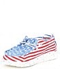 Color:Red/White/Blue - Image 4 - Boys' Wally Star Stripe Print Washable Slip-Ons (Toddler)