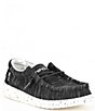 Color:Black - Image 1 - Boys' Wally Stretch Washable Slip-Ons (Youth)