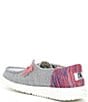 Color:Grey - Image 3 - Girls' Wendy Funk Washable Slip-Ons (Youth)