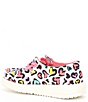 Color:White Leopard - Image 3 - Girls' Wendy Washable Leopard Print Slip-On Sneakers (Infant)