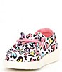 Color:White Leopard - Image 4 - Girls' Wendy Washable Leopard Print Slip-On Sneakers (Infant)