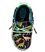 Color:Black/Lime - Image 5 - Boys' Wally Dino Lace Up Slip-Ons (Infant)