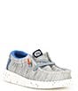 Color:Light Grey - Image 1 - Boys' Wally Jersey Washable Slip-Ons (Youth)