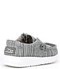 Color:Stone - Image 2 - Boys' Wally Linen Washable Slip-Ons (Infant)