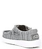 Color:Stone - Image 3 - Boys' Wally Linen Washable Slip-Ons (Infant)