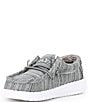 Color:Stone - Image 4 - Boys' Wally Linen Washable Slip-Ons (Infant)