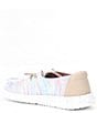 Color:Aurora White - Image 3 - Girls' Wendy Woven Knit Washable Slip-Ons (Youth)