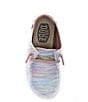 Color:Aurora White - Image 5 - Girls' Wendy Woven Knit Washable Slip-Ons (Youth)