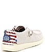 Color:Off White - Image 2 - Men's Wally Patriotic Washable Slip-Ons