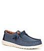 Color:Navy - Image 1 - Men's Wally Washable Canvas Chukkas