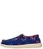 Color:Navy - Image 3 - Wendy Fireworks Canvas Washable Slip-Ons