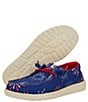Color:Navy - Image 6 - Wendy Fireworks Canvas Washable Slip-Ons