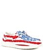 Color:Star Spangled - Image 1 - Women's Wendy American Flag Star Spangled Canvas Slip-Ons
