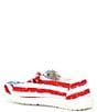Color:Star Spangled - Image 3 - Women's Wendy American Flag Star Spangled Canvas Slip-Ons