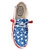 Color:Star Spangled - Image 5 - Women's Wendy American Flag Star Spangled Canvas Slip-Ons