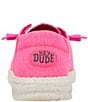 Color:Neon Pink - Image 2 - Women's Wendy Stretch Canvas Washable Slip-Ons