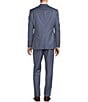 Color:Light Blue - Image 2 - Classic Fit 2-Reverse Pleat Fancy Pattern 2-Piece Suit