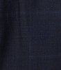 Color:Midnight - Image 3 - Classic Fit 2 Reverse Pleat Plaid Pattern 2-Piece Suit