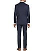Hickey Freeman Classic Fit Flat Front Pattern 2-Piece Suit, Color:Blue - Image 2
