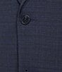 Hickey Freeman Classic Fit Flat Front Pattern 2-Piece Suit, Color:Blue - Image 3