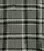 Color:Black - Image 3 - Classic Fit Flat Front Plaid Pattern 2-Piece Suit