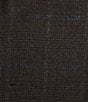 Color:Brown/Blue - Image 3 - Classic Fit Flat Front Plaid Pattern 2-Piece Suit