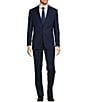 Hickey Freeman Classic Fit Flat Front Tonal Plaid Pattern 2-Piece Suit, Color:Blue - Image 1