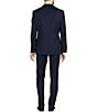 Hickey Freeman Classic Fit Flat Front Tonal Plaid Pattern 2-Piece Suit, Color:Blue - Image 2