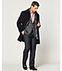 Hickey Freeman Classic Fit Flat Front Solid Dress Pants - Image 5