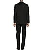 Hickey Freeman Classic Fit Flat Front Double-Breasted Solid Pattern 2-Piece Suit - Image 2