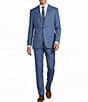 Hickey Freeman Classic Fit Flat Front Windowpane 2-Piece Suit - Image 1