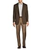 Hickey Freeman Classic Fit Herringbone Pattern Sport Coat, Color:Tan/Brown - Image 3
