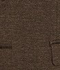 Hickey Freeman Classic Fit Herringbone Pattern Sport Coat, Color:Tan/Brown - Image 4