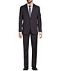 Hickey Freeman Classic Fit Mini Check Vented 2-Piece Suit, Color:Plum - Image 1