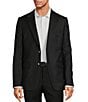 Hickey Freeman Classic Fit Textured Solid Sport Coat, Color:Black - Image 1