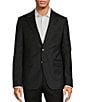 Hickey Freeman Classic Fit Textured Solid Sport Coat, Color:Black - Image 3
