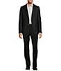 Hickey Freeman Classic Fit Textured Solid Sport Coat, Color:Black - Image 4