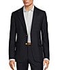Hickey Freeman Classic Fit Textured Solid Sport Coat, Color:Navy - Image 1