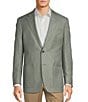 Color:Moss - Image 1 - Classic Fit Twill Pattern Sport Coat