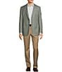 Color:Moss - Image 3 - Classic Fit Twill Pattern Sport Coat