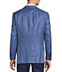 Color:Blue - Image 2 - Classic Fit Twill Pattern Sport Coat