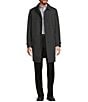 Hickey Freeman Classic Solid Raincoat, Color:Black - Image 4