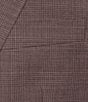Hickey Freeman Flat Front Plaid Print 2-Piece Suit - Image 3