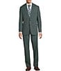 Hickey Freeman Harvard Classic Fit Flat Front Solid 2-Piece Suit - Image 1