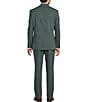 Hickey Freeman Harvard Classic Fit Flat Front Solid 2-Piece Suit - Image 2