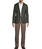 Hickey Freeman Haskins Classic Fit Windowpane Sportcoat, Color:Olive/Brown - Image 3
