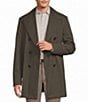 Hickey Freeman Hasson Solid Double Breasted Topcoat - Image 1