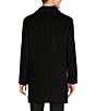 Hickey Freeman Henderson Wool Blend Solid Car Coat, Color:Black - Image 2