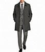 Hickey Freeman Herringbone Single Breasted Topcoat - Image 1